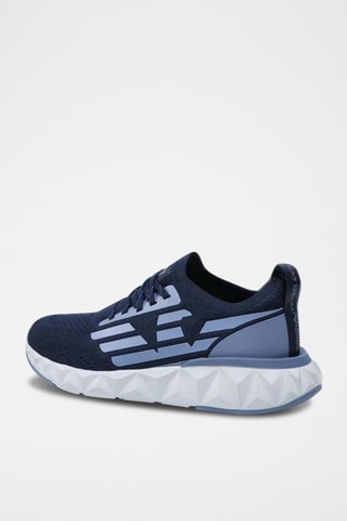 Sneakers - Blanc et bleu