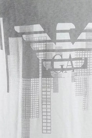 T-shirt - Blanc et gris
