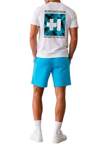 T-shirt et short Yucatan - Blanc et bleu