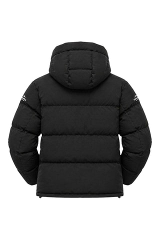 Doudoune à capuche Star - Noir