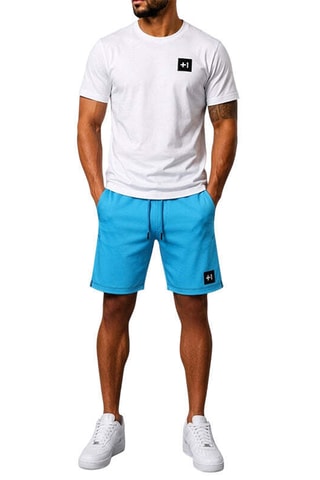 T-shirt et short Yucatan - Blanc et bleu
