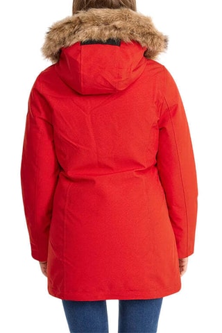 Parka à capuche Lilly - Rouge