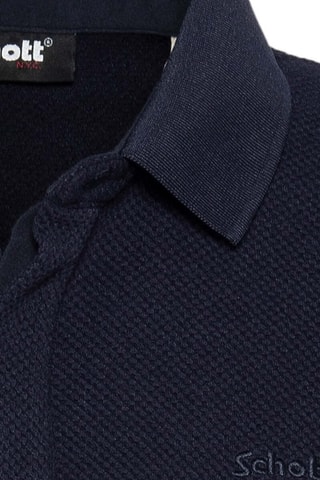 Polo regular - Bleu marine