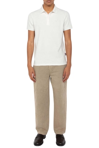 Polo regular - Blanc