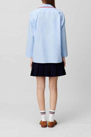 Oversized Blouse - Hemelsblauw