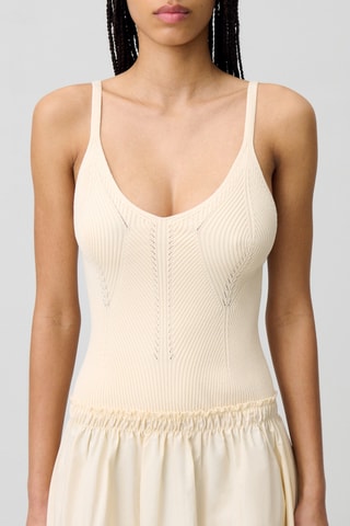 Midi-jurk - Beige