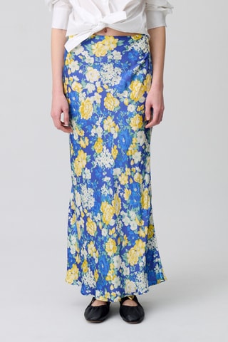 Lange Rok - Blauw en geel