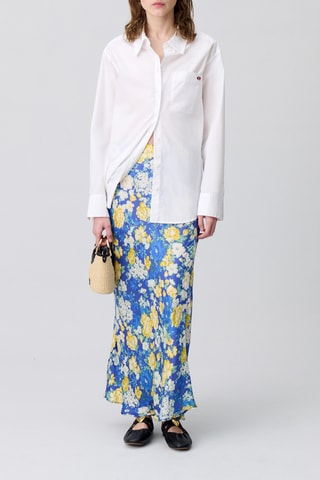 Lange Rok - Blauw en geel