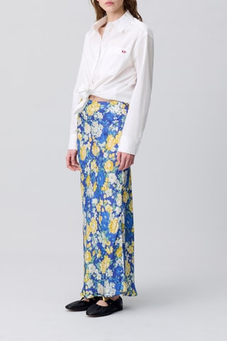 Lange Rok - Blauw en geel