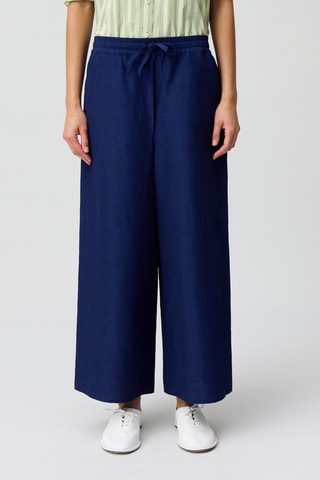 Linnen Broek - Blauw