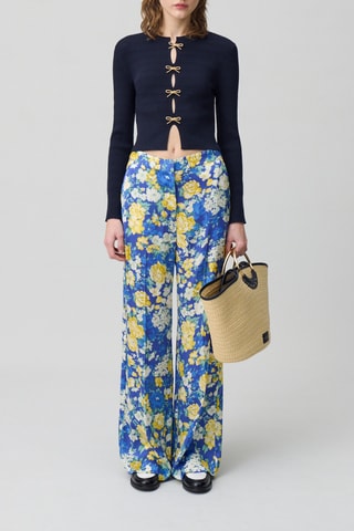 Broek - Blauw en geel