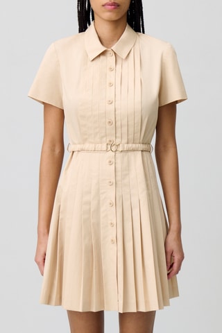 Blouse-jurk - Beige