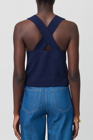 Top - Marineblauw