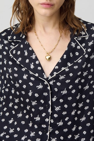 Oversized Blouse - Donkerblauw