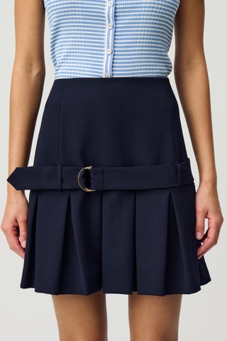 Minirok - Marineblauw