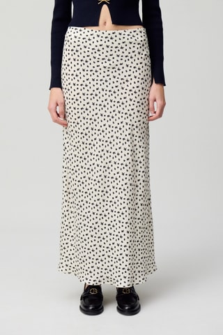 Minirok met Ruches - Wit en blauw