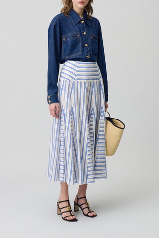 Midirok - Wit en blauw