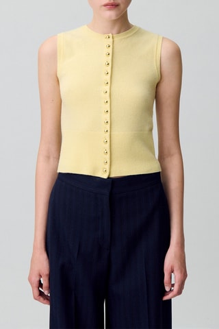 Wollen Vest - Geel