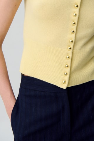 Wollen Vest - Geel