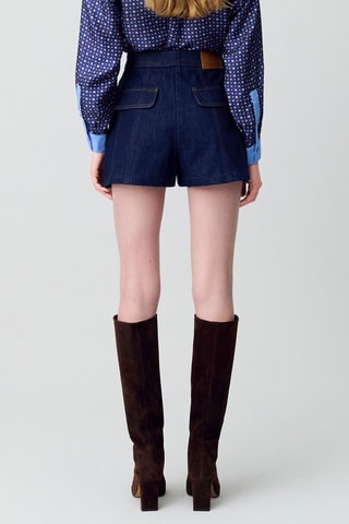 Spijkershort - Blauw