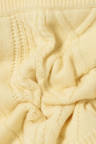 Wollen en Kasjmier Short Hoge Taille - Geel