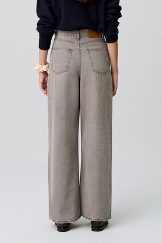 Jeans Baggy Hoge Taille - Grijs