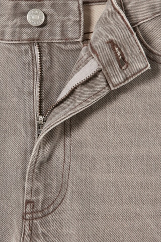 Jeans Baggy Hoge Taille - Grijs