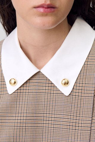 Wollen Jurk - Beige en bruin
