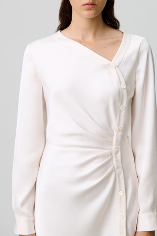 Midi-jurk - Ecru