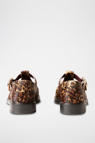 Scarpe baby in pelle scamosciata di vitello - Marrone e beige
