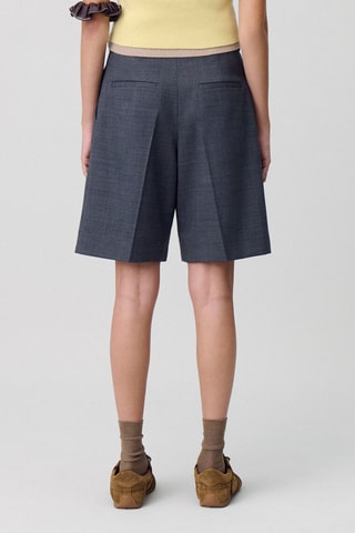 Wollen Short - Donkergrijs