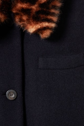 Wollen Jas - Donkerblauw