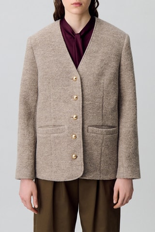 Wollen Jasje - Beige