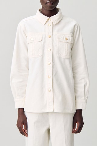 Velours Blouse - Ecru