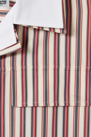Blouse - Wit, rood en blauw