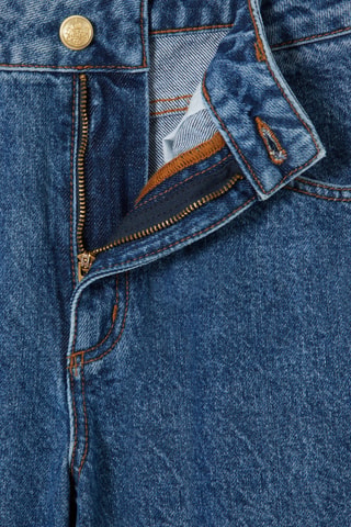 Rechte en Brede Jeans - Blauw