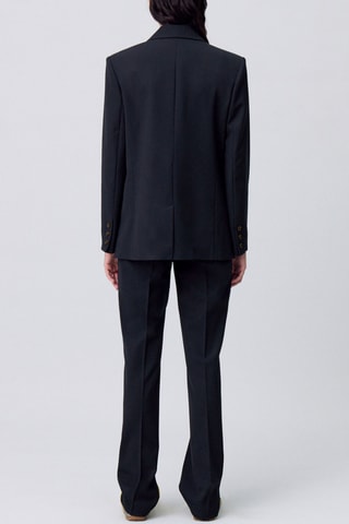 Wollen Blazer - Marineblauw