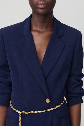 Veste regular - Bleu marine