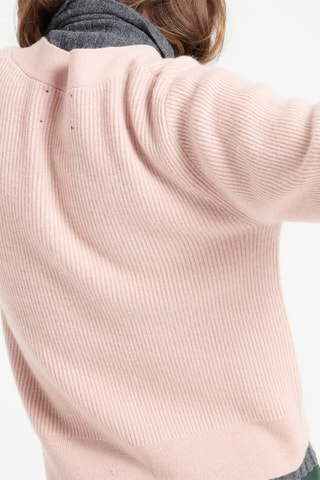 Cardigan ample en cachemire Mia 13 - Rose