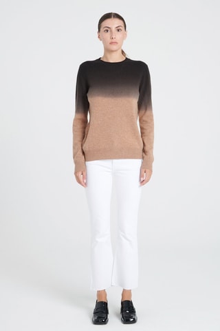 Pull ajusté en cachemire Zaya 9 - Camel