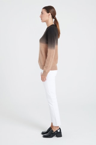 Pull ajusté en cachemire Zaya 9 - Camel