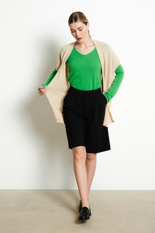 Gilet oversize en cachemire Ria 4 - Beige