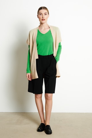 Gilet oversize en cachemire Ria 4 - Beige