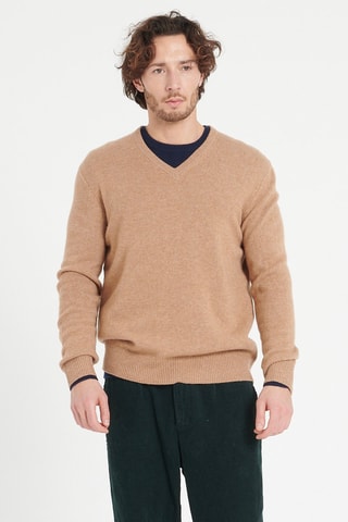 Pull ample en cachemire Luke 13 - Camel