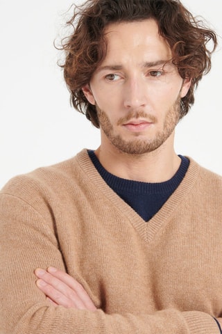 Pull ample en cachemire Luke 13 - Camel