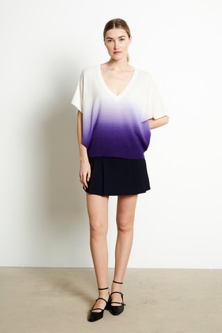 Pull oversize en cachemire Ria 7 - Blanc