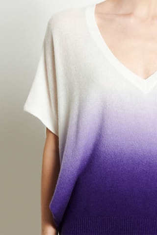 Pull oversize en cachemire Ria 7 - Blanc