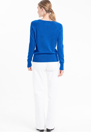 Pull loose en cachemire Lilly 6 - Bleu