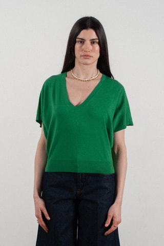 Pull oversize en laine et cachemire Kelly 6 - Vert