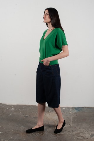 Pull oversize en laine et cachemire Kelly 6 - Vert